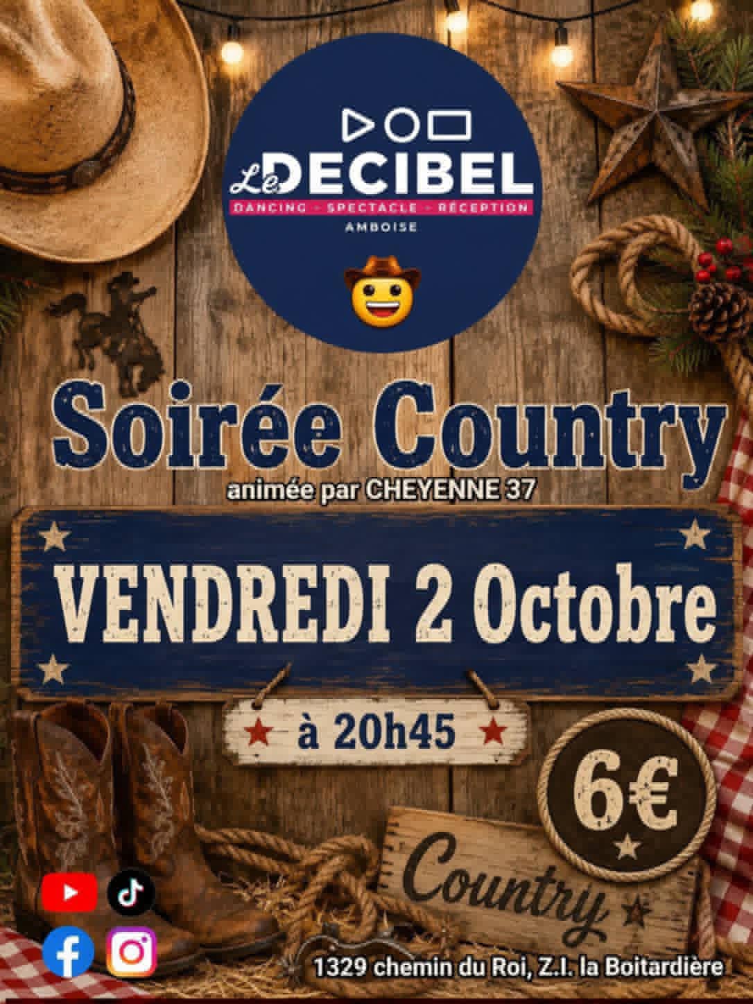 Affiche : Bal country