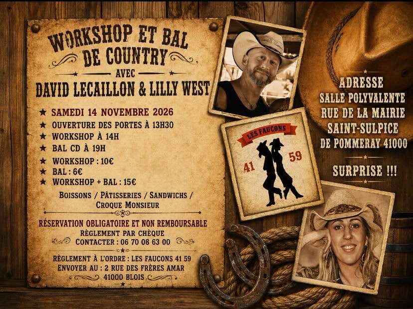 Affiche : Bal country
